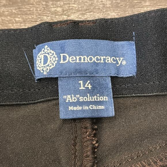 Democracy Women's Ab Solution Ankle Length Colored Jegging Brown Size 14 - Picture 7 of 8